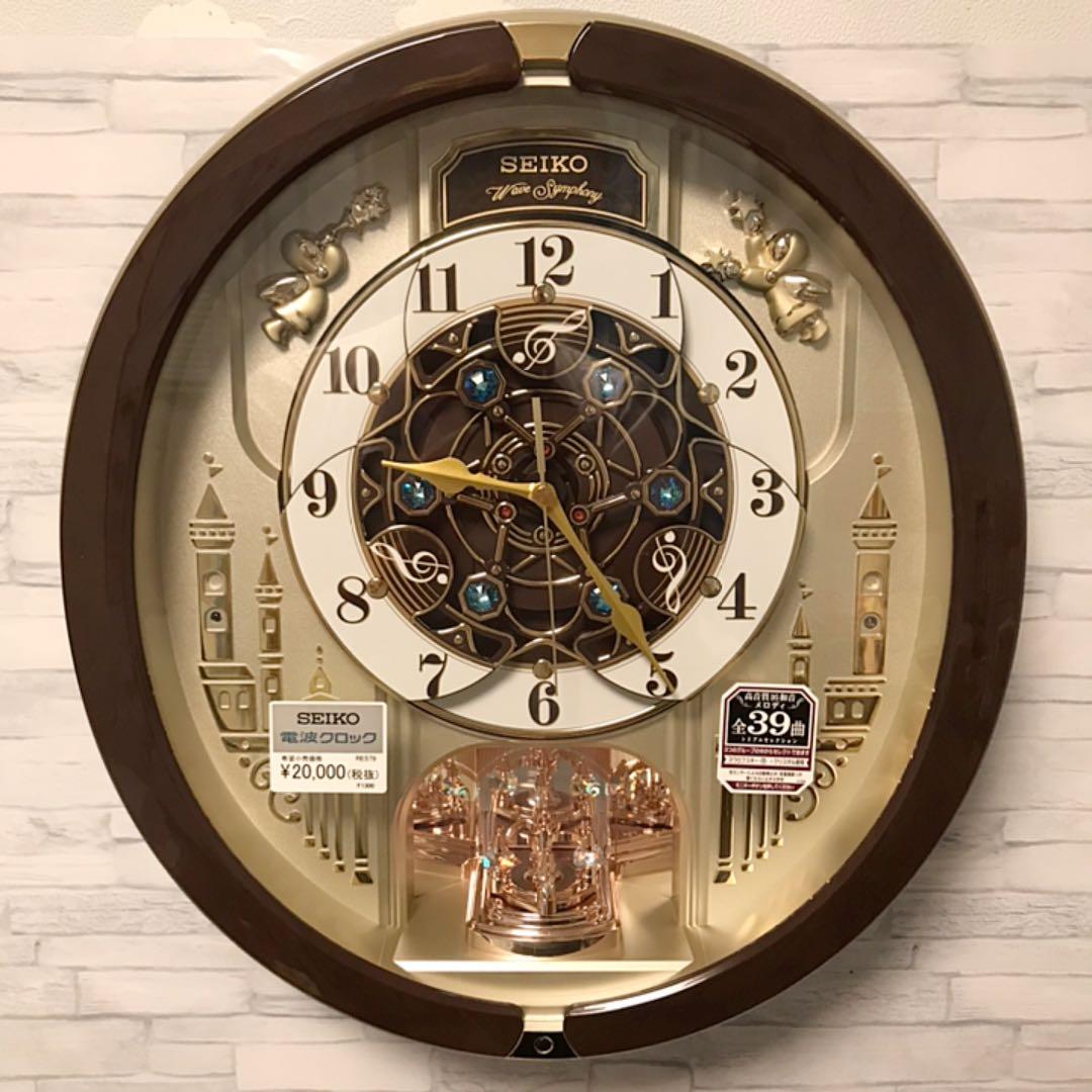 ☆新品・未使用☆セイコー からくり電波掛け時計 RE579B - メルカリ