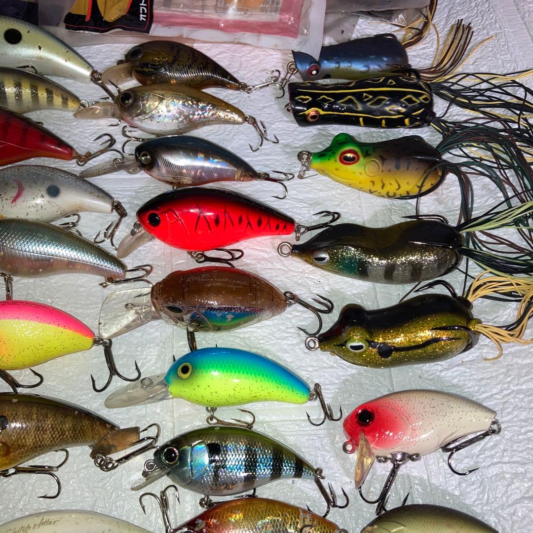 ルアー　セット　まとめ売り　ケース付き　セット　フロッグ　ラバージグ　ワームなど