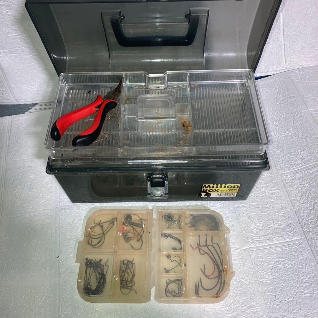 ルアー　セット　まとめ売り　ケース付き　セット　フロッグ　ラバージグ　ワームなど