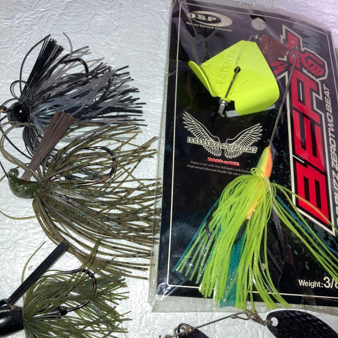 ルアー　セット　まとめ売り　ケース付き　セット　フロッグ　ラバージグ　ワームなど