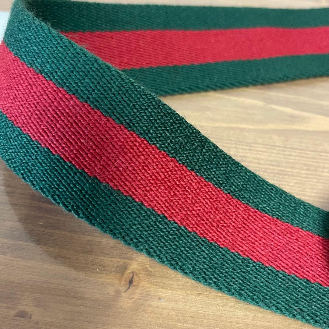 グッチ GGマーモント シェリーライン ベルト　75ゴールド金具