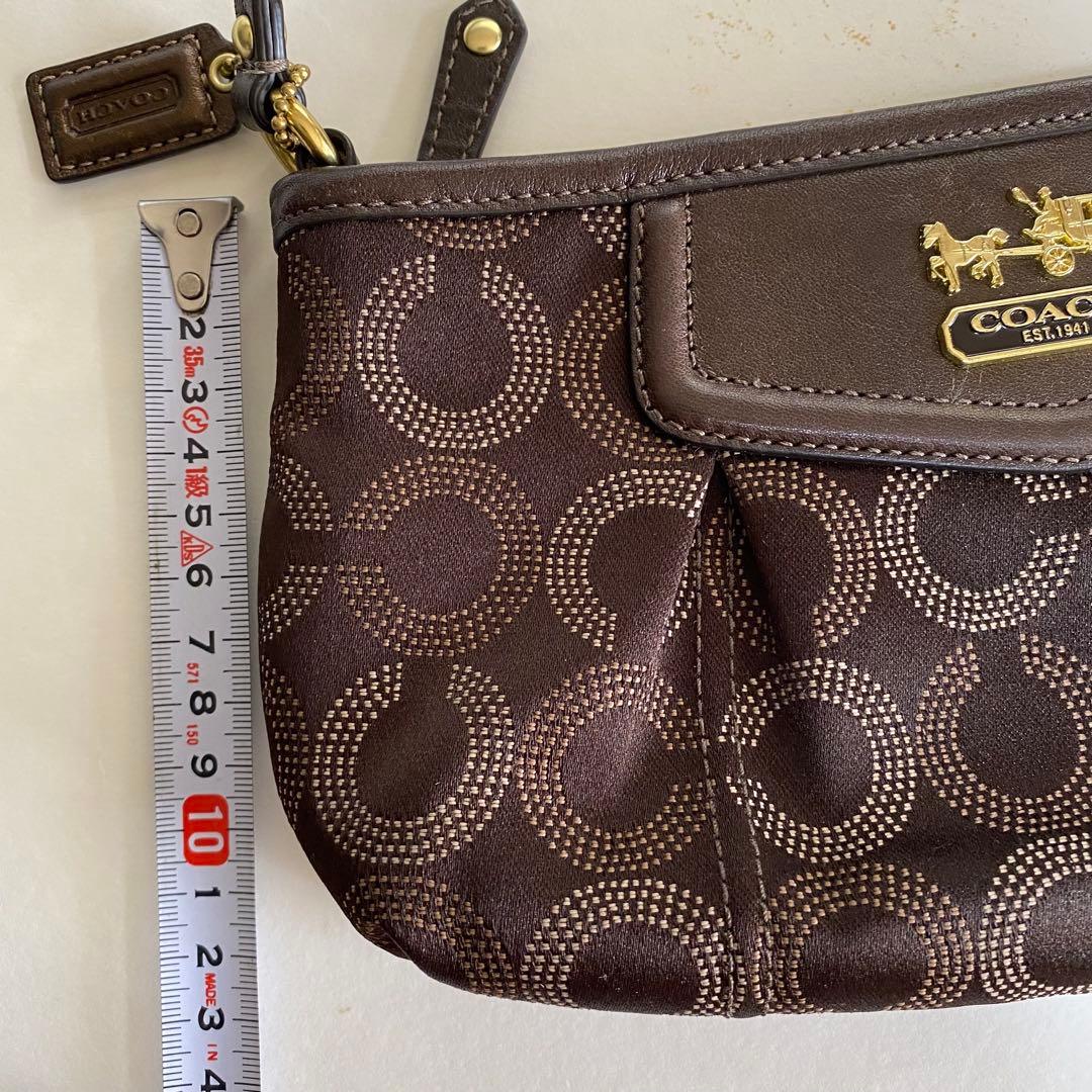 コーチ COACH アクセサリーポーチ(ミニバッグ) &カードケース　ブラウン