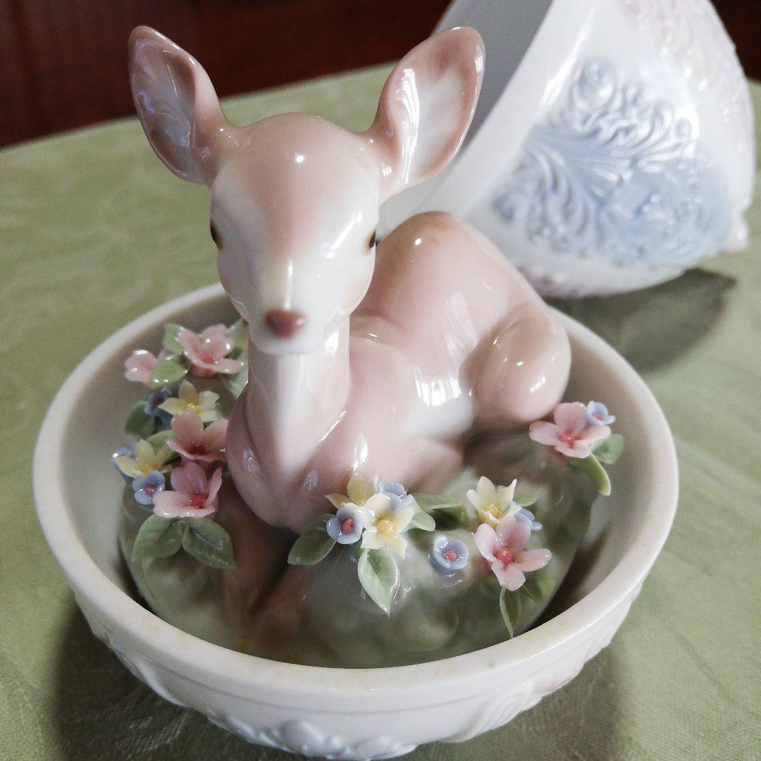 希少✨️LLADRO リヤドロ エッグコレクション 小鹿 バンビ フィギュ