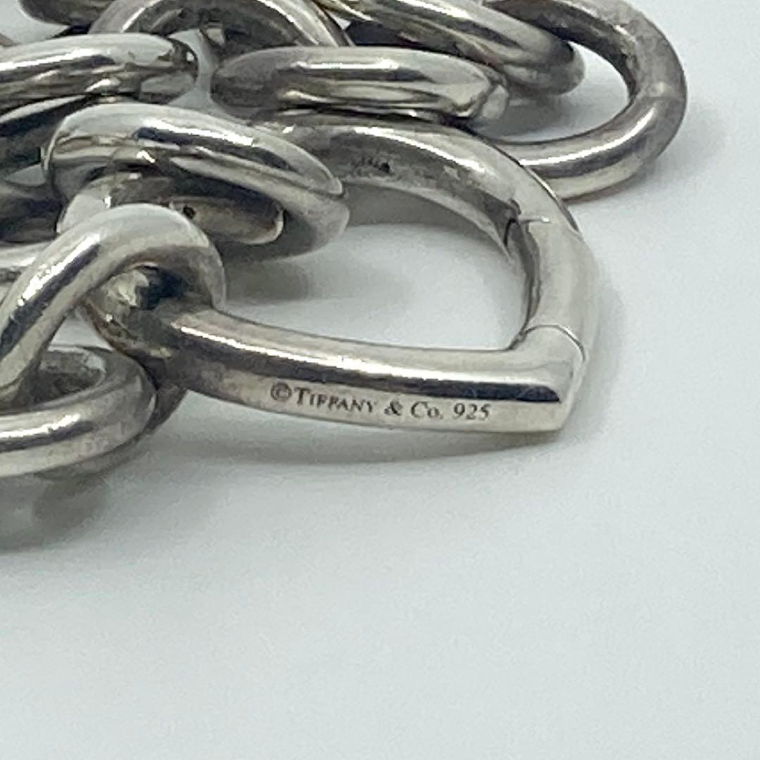 ティファニー ラウンドリンク ハートブレスレット