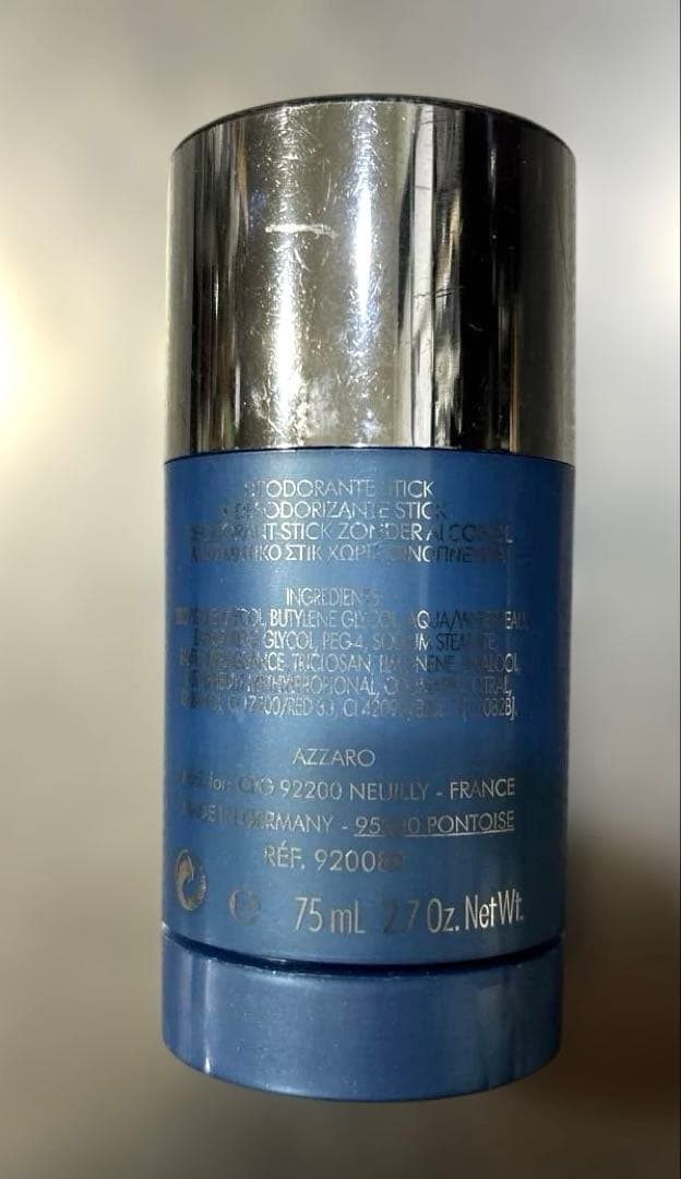 Azzaro Chrome アザロクロームアルコールフリーデオドラントスティック