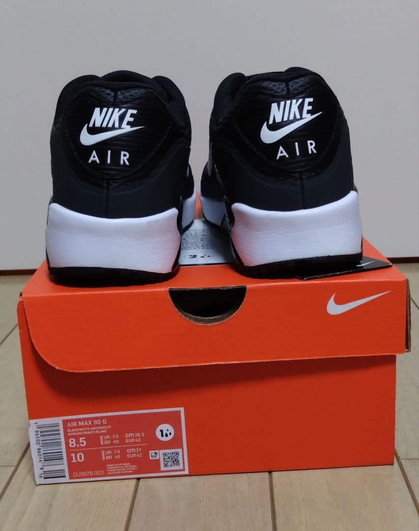 極美品■NIKE ナイキ AIR MAX 90G 　ゴルフシューズ■26.5cm