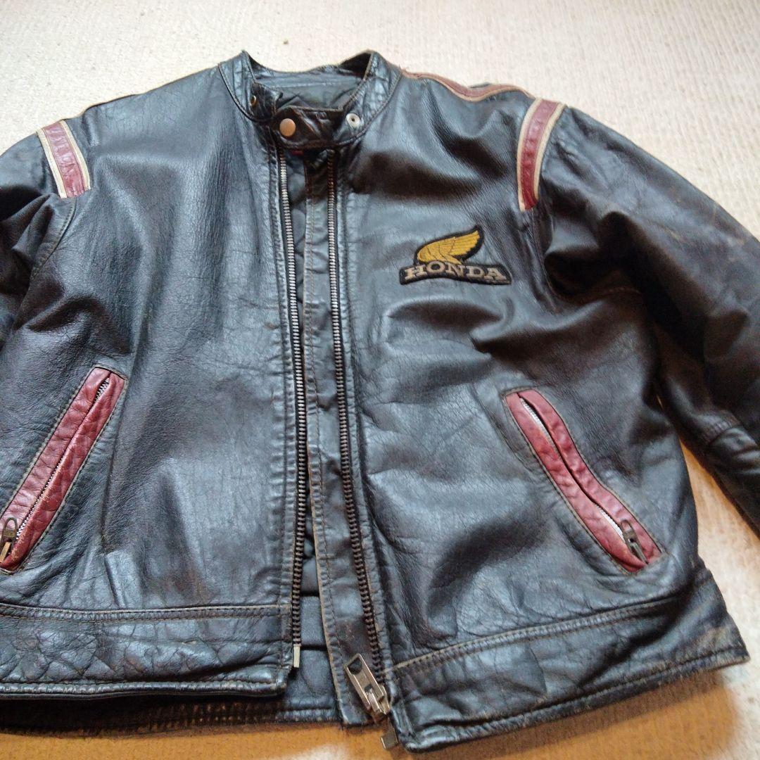 T*t様 20年前古着購入 HONDA シングルライダースジャケット ブラック