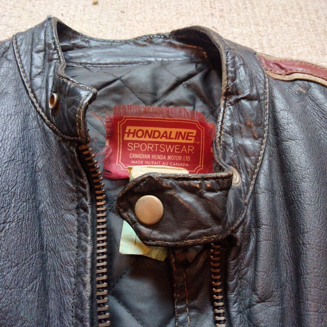 T*t様 20年前古着購入 HONDA シングルライダースジャケット ブラック