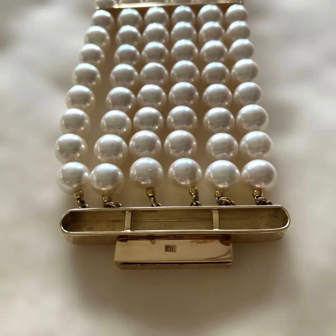 K18 アコヤパール6段ブレスレット