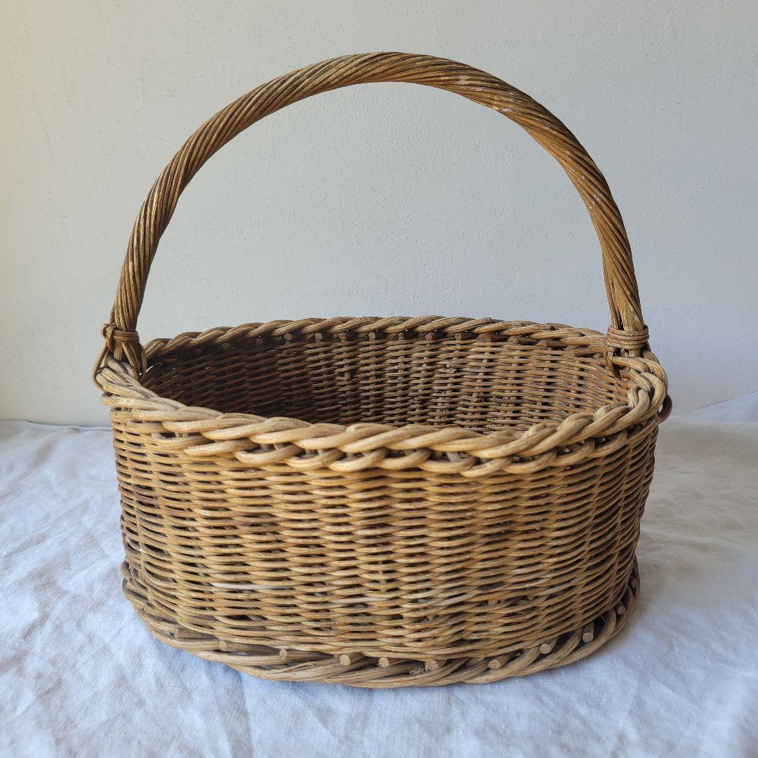 フランス　アンティーク　パニエ　F