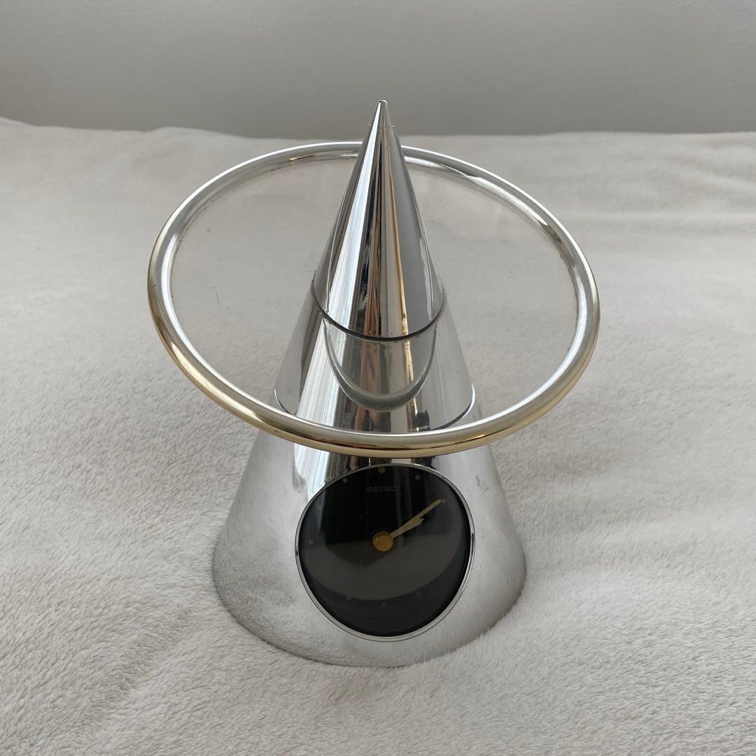 可動品】vintage SEIKO 置時計 スペースエイジ