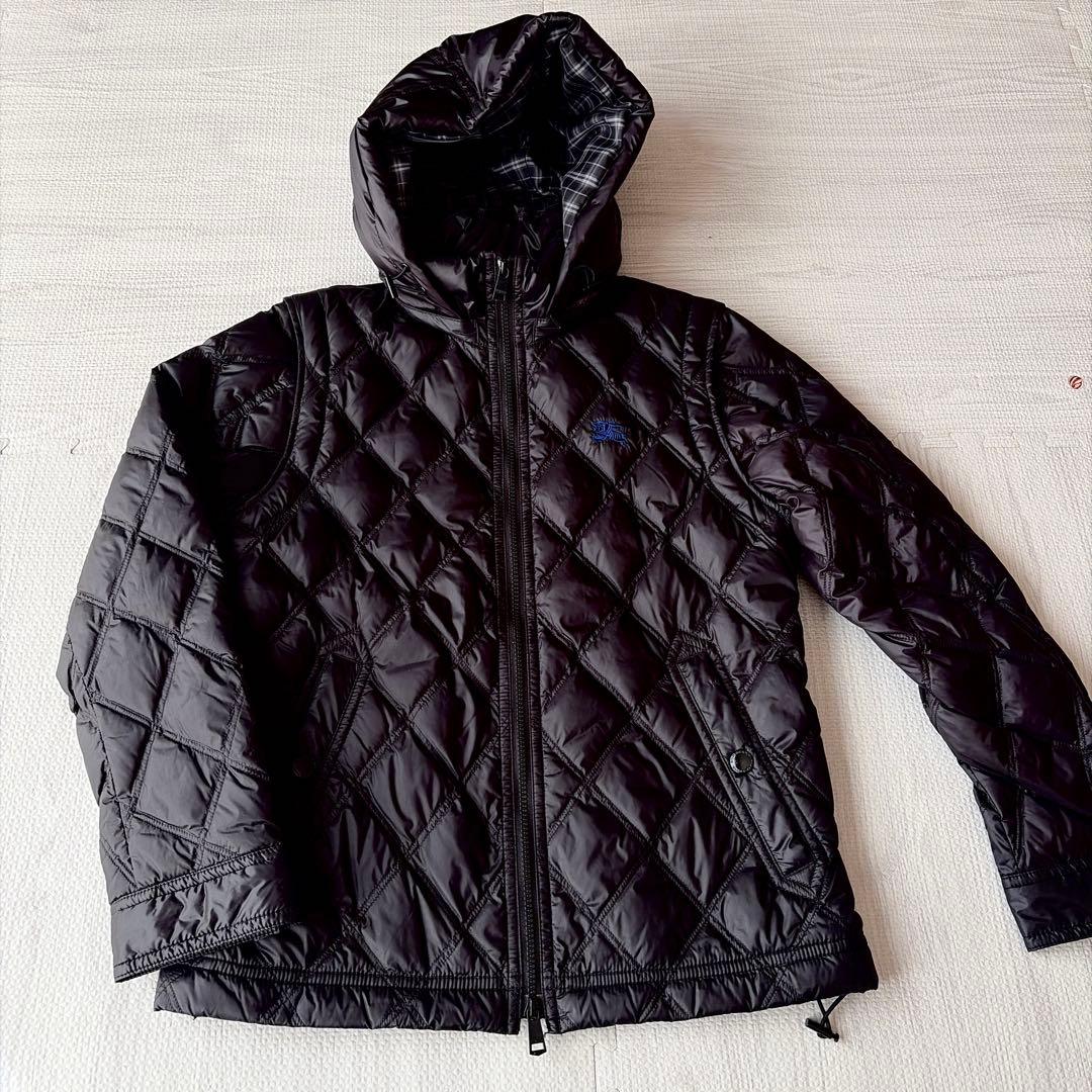 美品 バーバリーブラックレーベル キルティング ダウンジャケット 3way