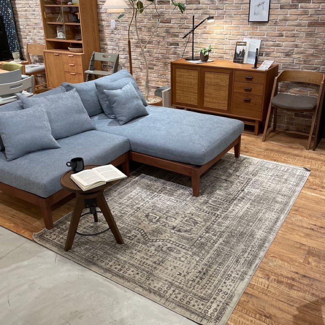 みるみる様専用 unicoラグ NEVELネヴェル ベージュ 120×180cm - メルカリ