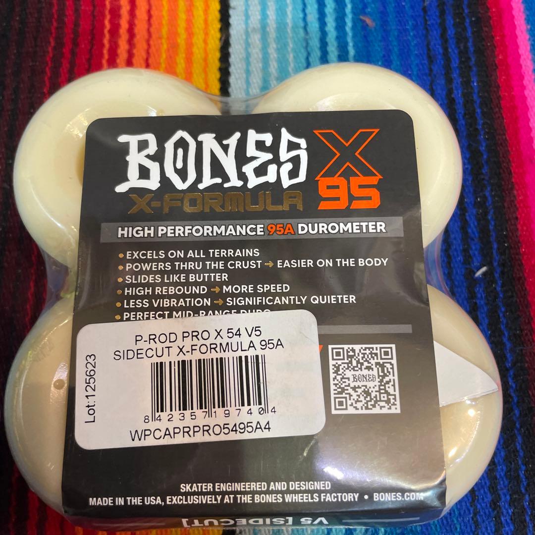 スケートボード BONES P-ROD X-FORMULA 54mm 95A