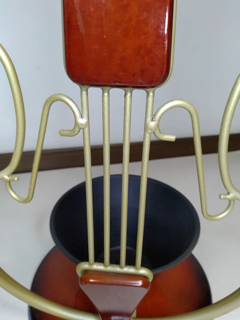 傘立て バイオリン ヴァイオリン レインラック 玄関収納 水受け 楽器調家具