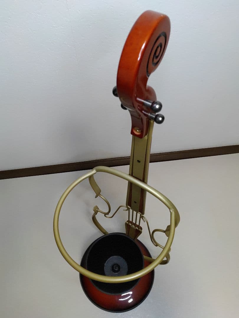 傘立て バイオリン ヴァイオリン レインラック 玄関収納 水受け 楽器調家具