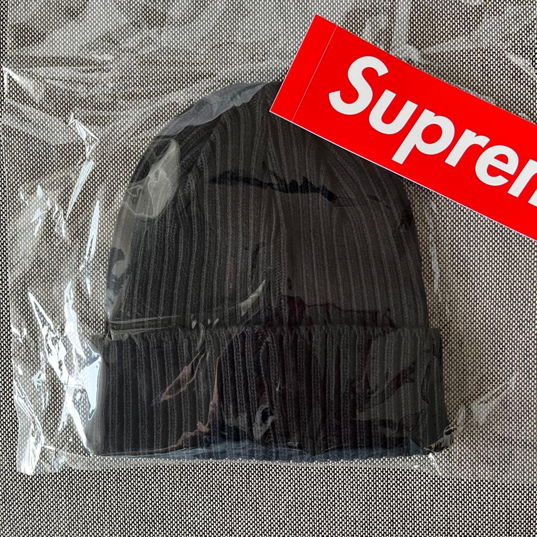 BTSグク着用　supreme Overdyed Beanie Black 黒