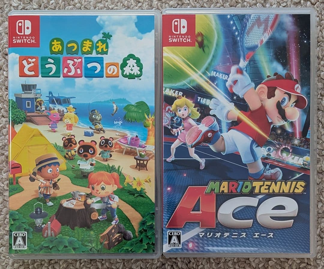 【美品】Nintendo Switch Liteターコイズ+あつ森・マリオテニス