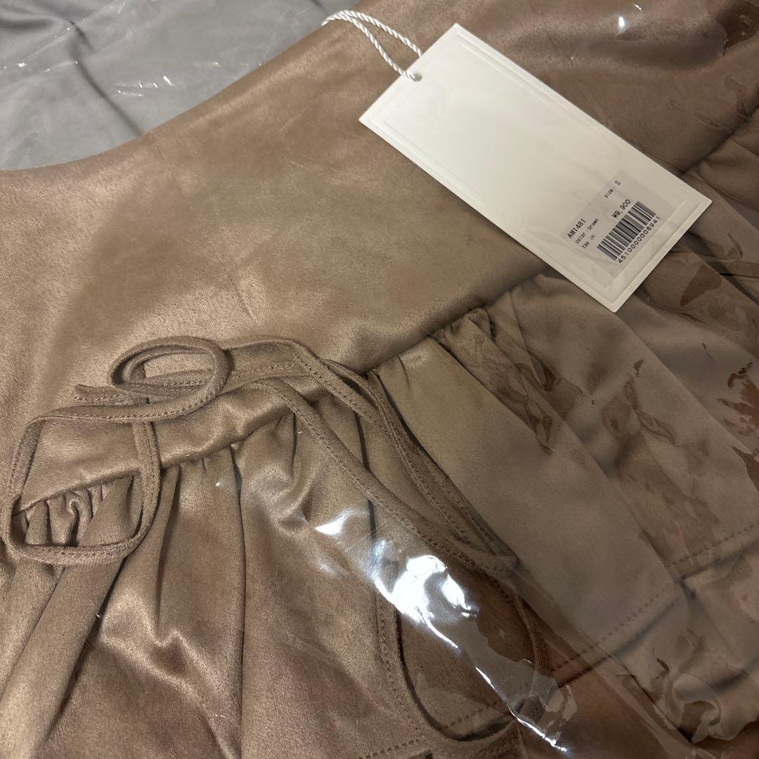 Sサイズ andmary Mel gather skirt ブラウン - メルカリ