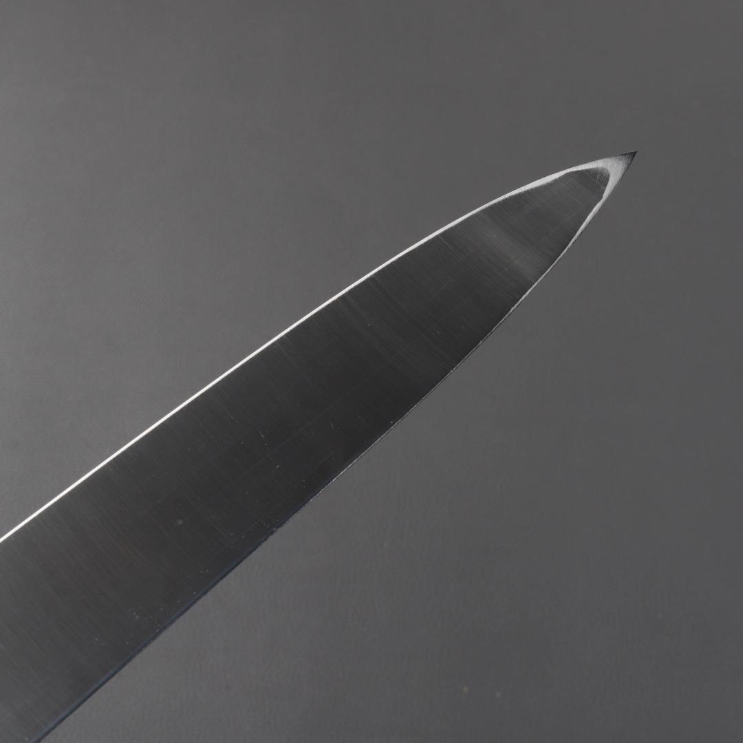 10918左利き用 柳刃包丁 尺 刺身包丁 刃は究極の切れ味 黒檀黒水牛八角柄