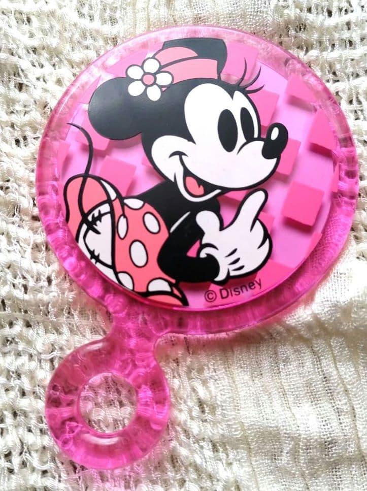 ミニーちゃん手鏡 ミニーグッズ ディズニーハンドミラー 手鏡 - メルカリ