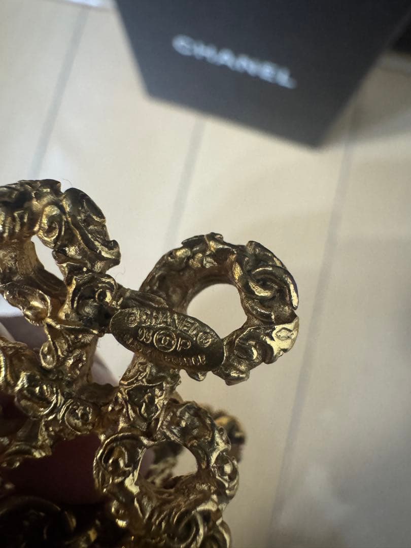 CHANEL シャネル　溶岩　ココマーク　ブレスレット　ヴィンテージ