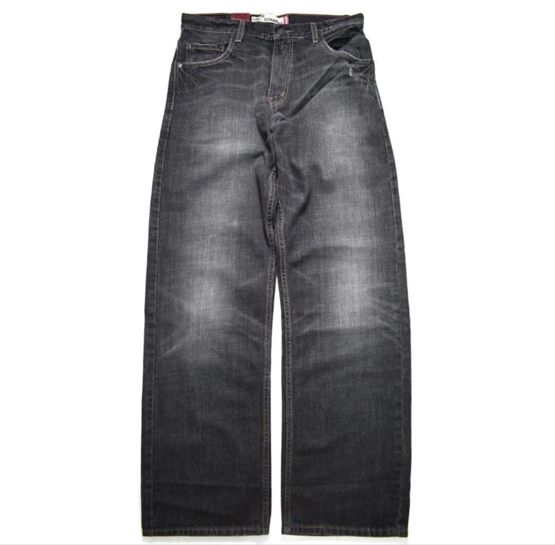 リーバイス 569 30×30 ルーズストレート BLACK 一 番 安い