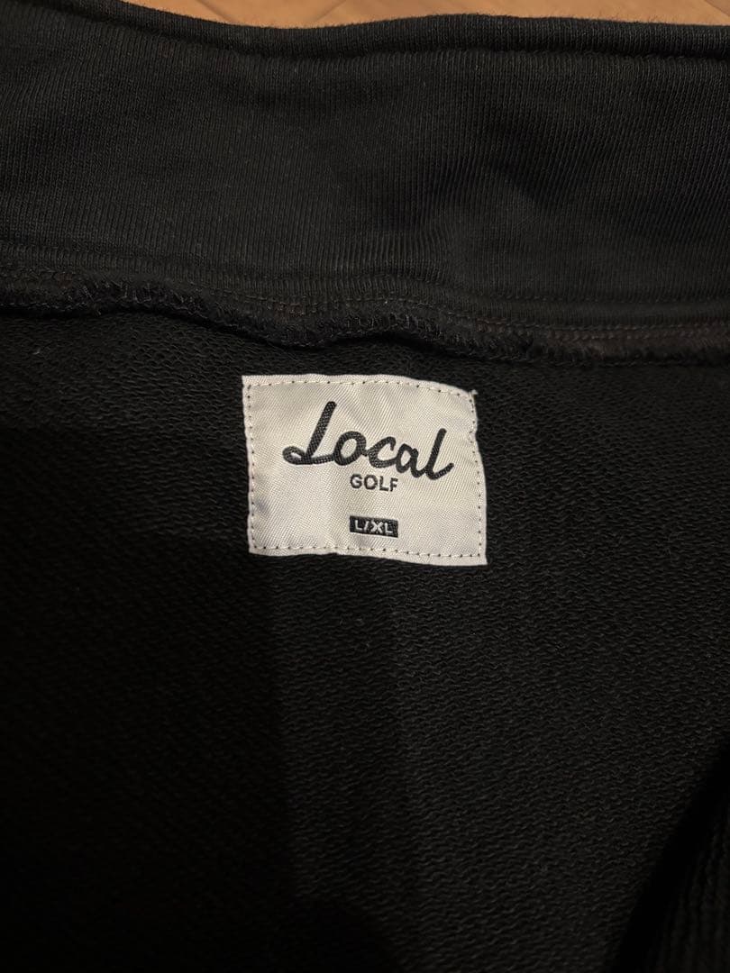 Local Golf 長袖トレーナー　黒