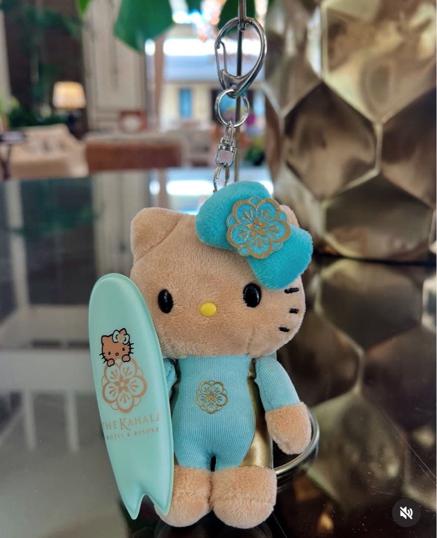 ハワイ限定】日焼け キティちゃん カハラホテル キーホルダー