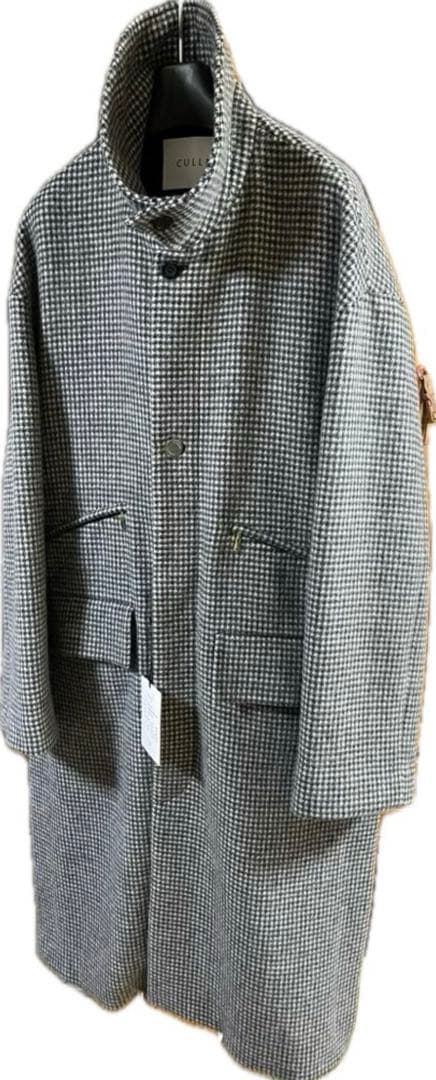 ジャケット・アウター CULLNI Wool Check Double Pocket LongCoat