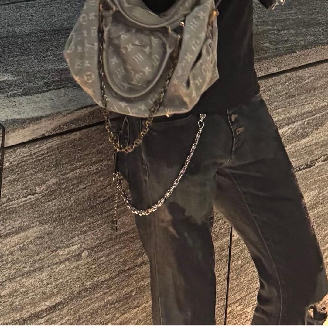 着画あり tornado mart coating flare denim