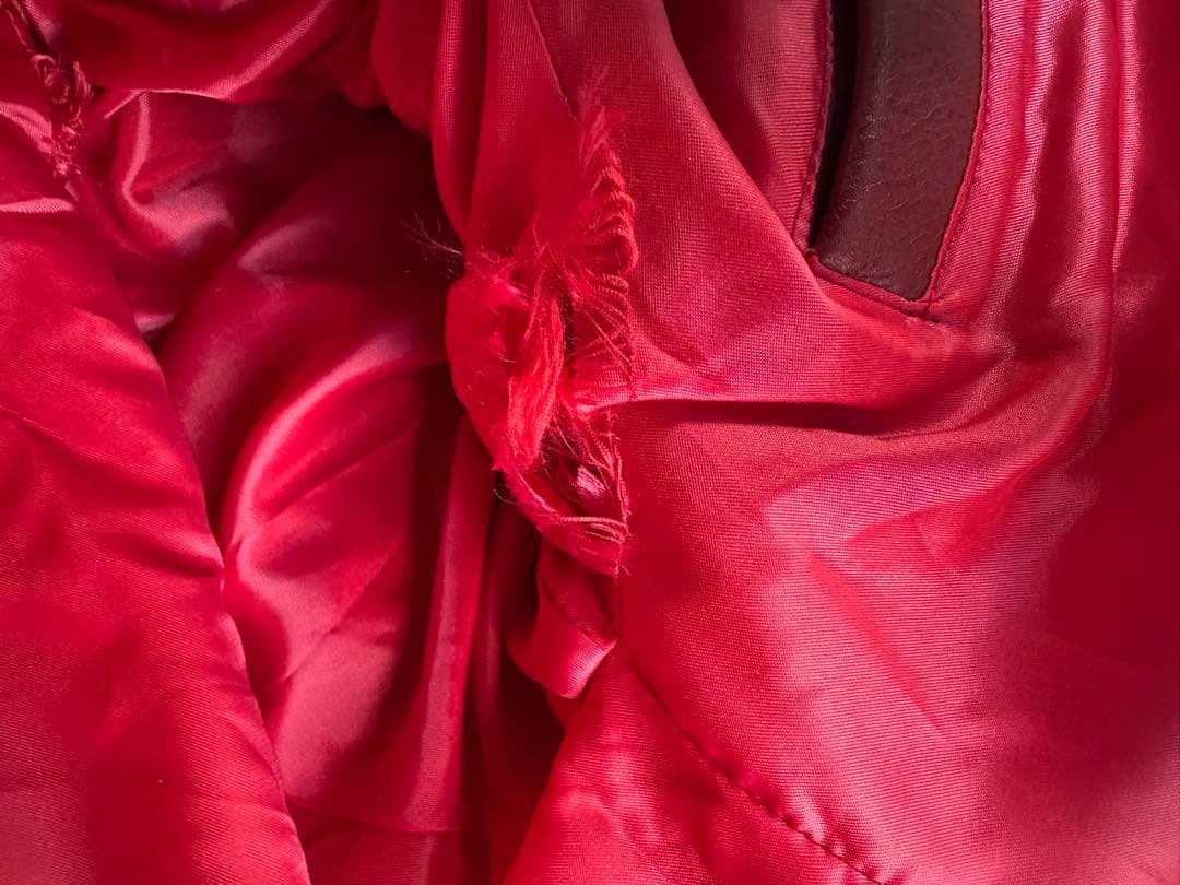 ハーレーダビッドソン L オールレザー ダウンジャケット 牛革 ワッペン