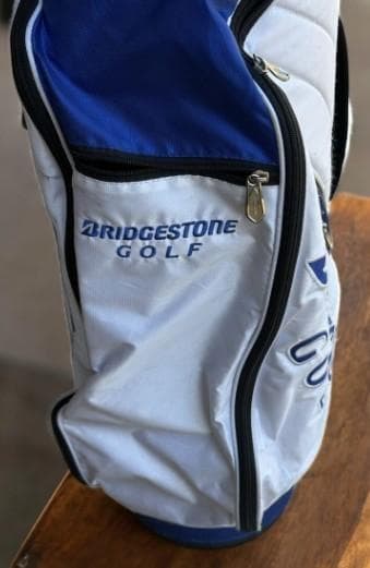 送料無料/美品BRIDGESTONE GOLF -ブリヂストンゴルフWHITE