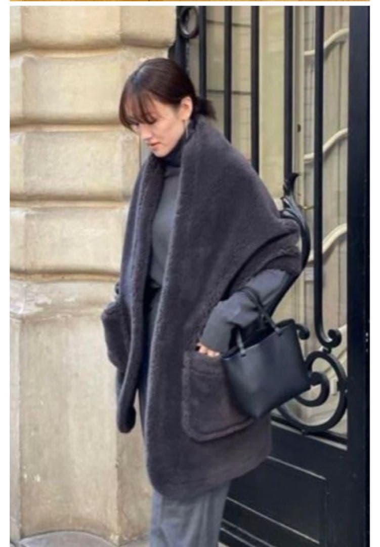 あー様専用⭐︎HAUNT ボアストール グレー - メルカリ