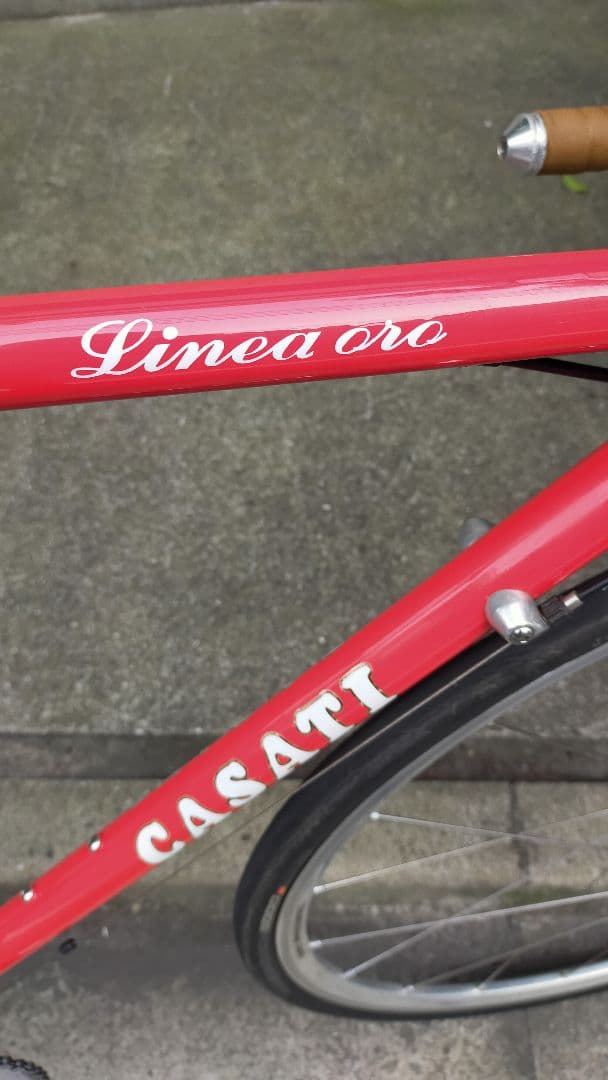 Casati linea oro カザーティ リネアオロ 美品 クロモリ カンパ