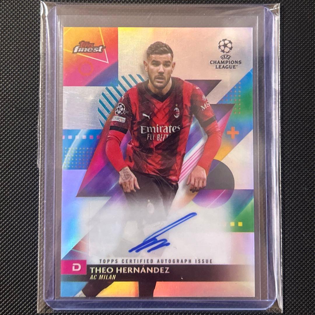 直筆サイン！テオ・エルナンデス ACミラン TOPPS - メルカリ