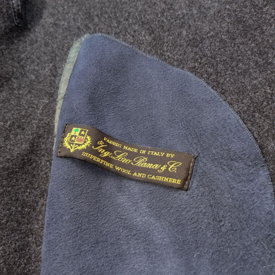 ロロピアーナ　イタリア製　カシミヤウール　リアルファー　ポンチョコート