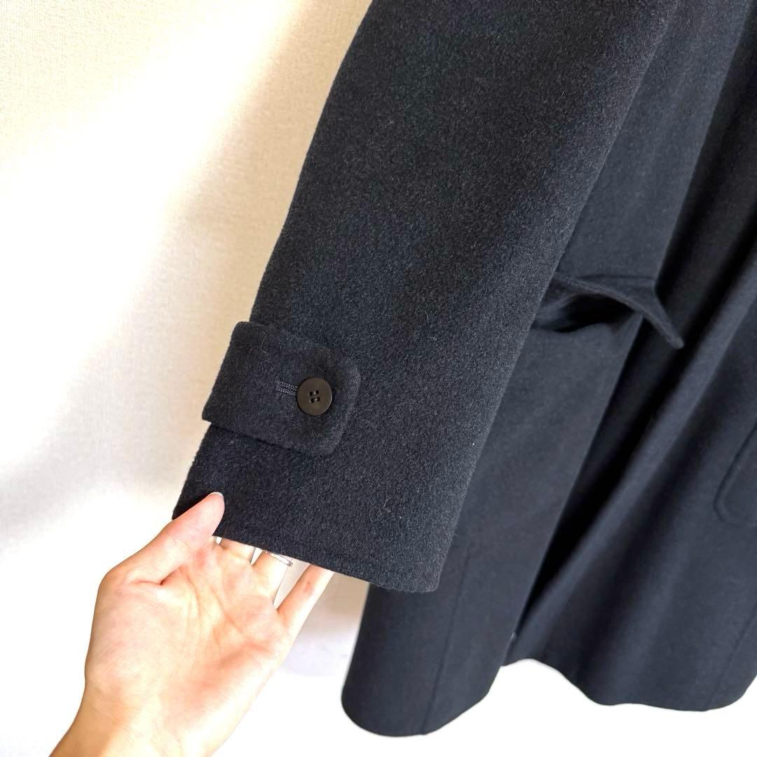 ☆ヨウジヤマモト☆カシミヤ☆ステンカラーコート☆フード取外し可能