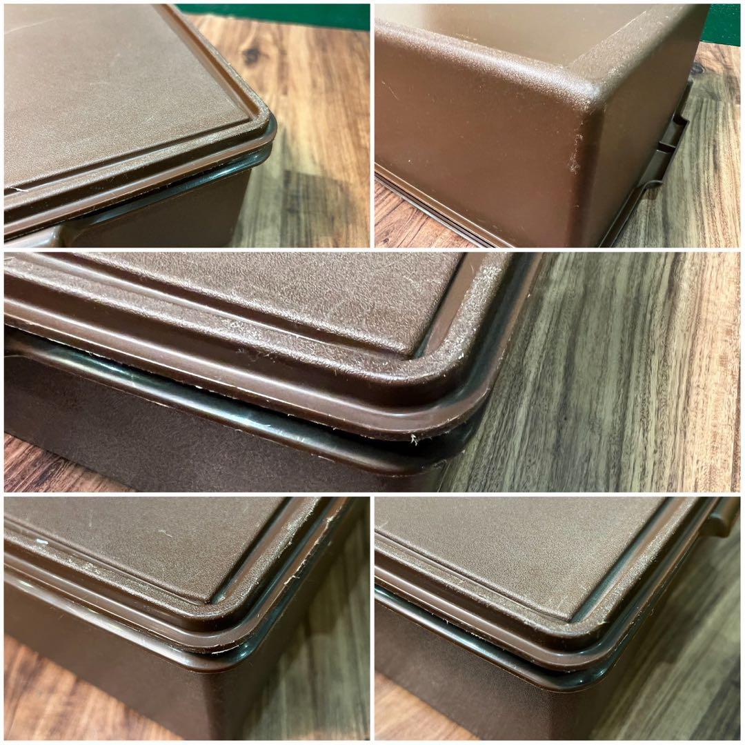 タッパーウェア スーパーケース 特大 インテリア 当時物 容器 昭和レトロ