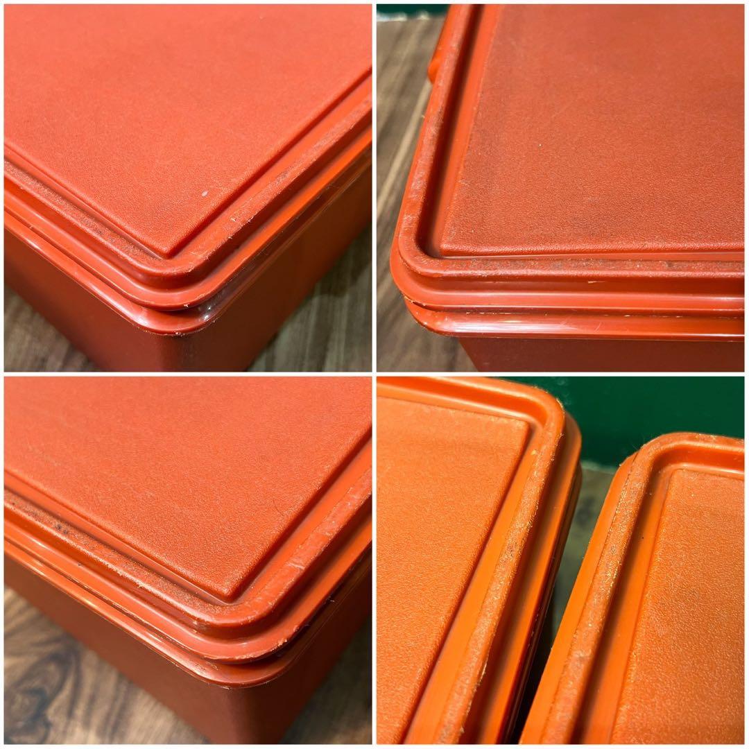 タッパーウェア スーパーケース 特大 インテリア 当時物 容器 昭和レトロ