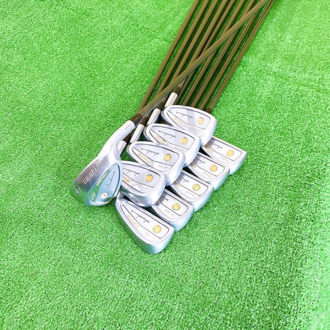 ケ51★★★★LB-606 HIROHONMA本間ゴルフ10本アイアンセット4S