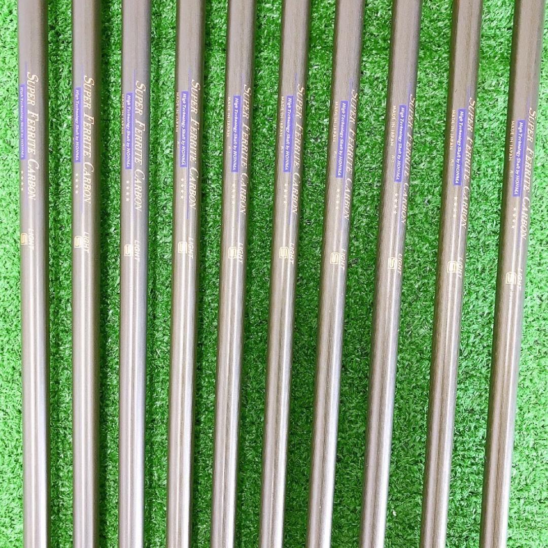 ケ51★★★★LB-606 HIROHONMA本間ゴルフ10本アイアンセット4S