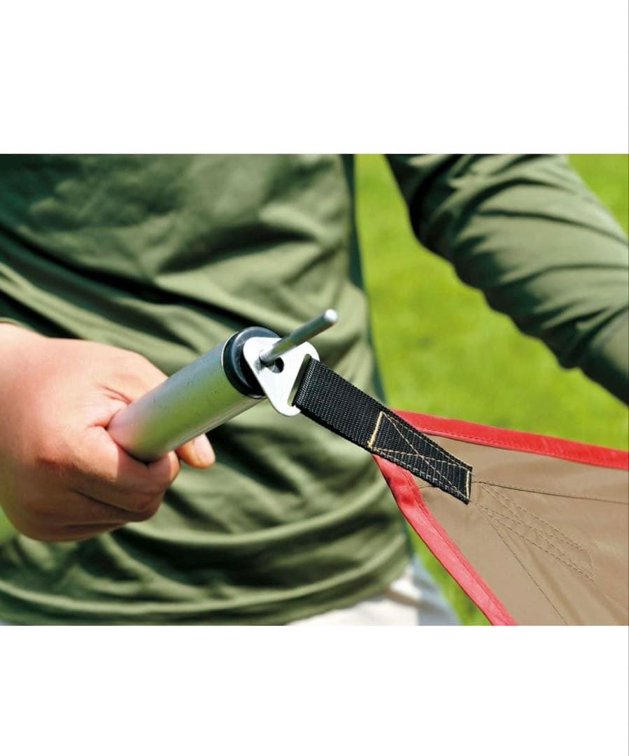 専用　　　 HDタープ“シールド\"・ヘキサ(M) 純正ポール付き