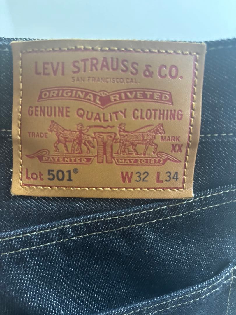 Levi's 501 プレミアムBLACK Edition W32L34