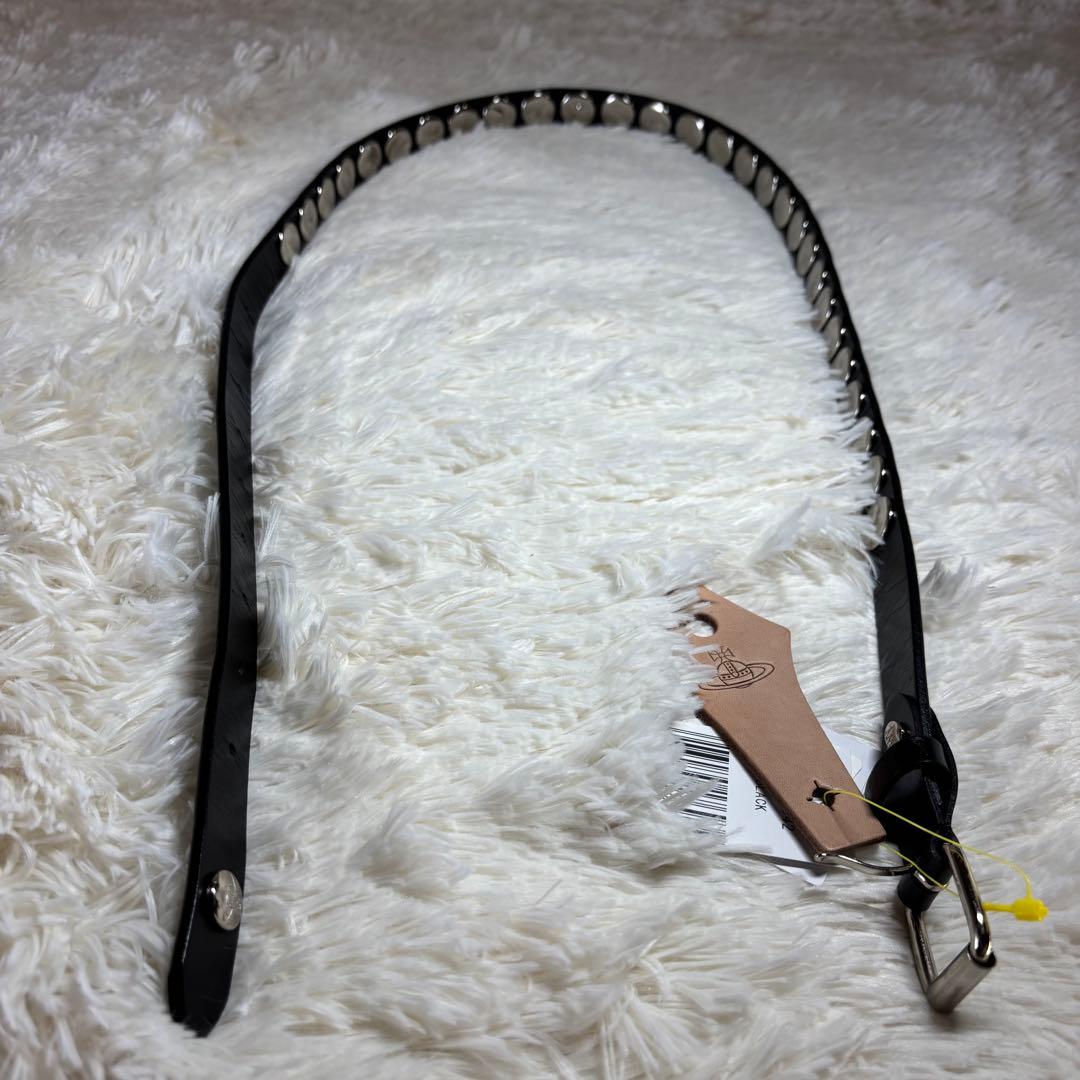 vivian westwood 未使用　ベルト　ハート　鋲ベルト　オーブ　本革