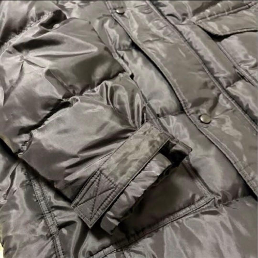 Mizuno ミズノ ブラック ロング ベンチコート フード付きSIZE O