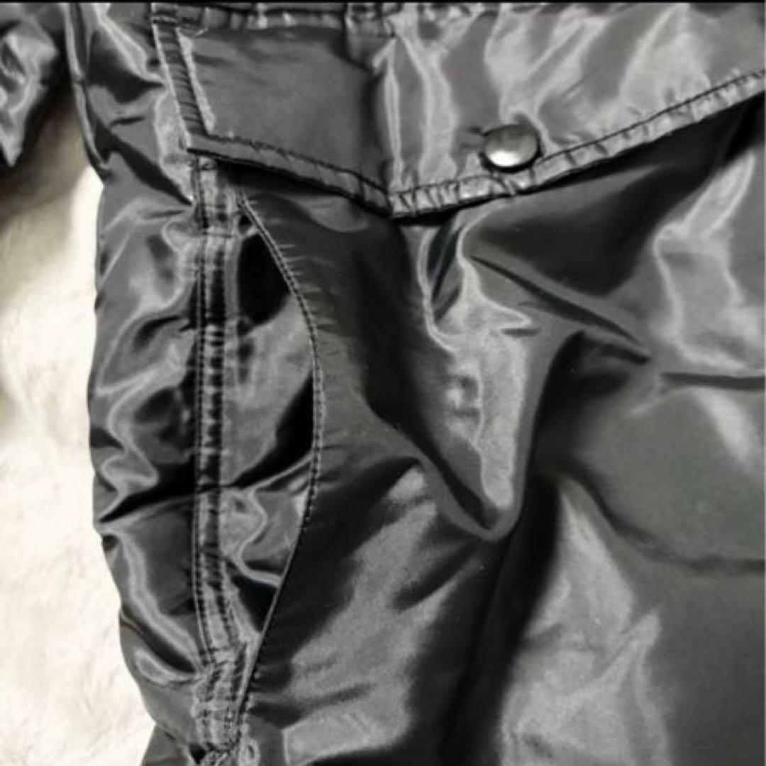 Mizuno ミズノ ブラック ロング ベンチコート フード付きSIZE O