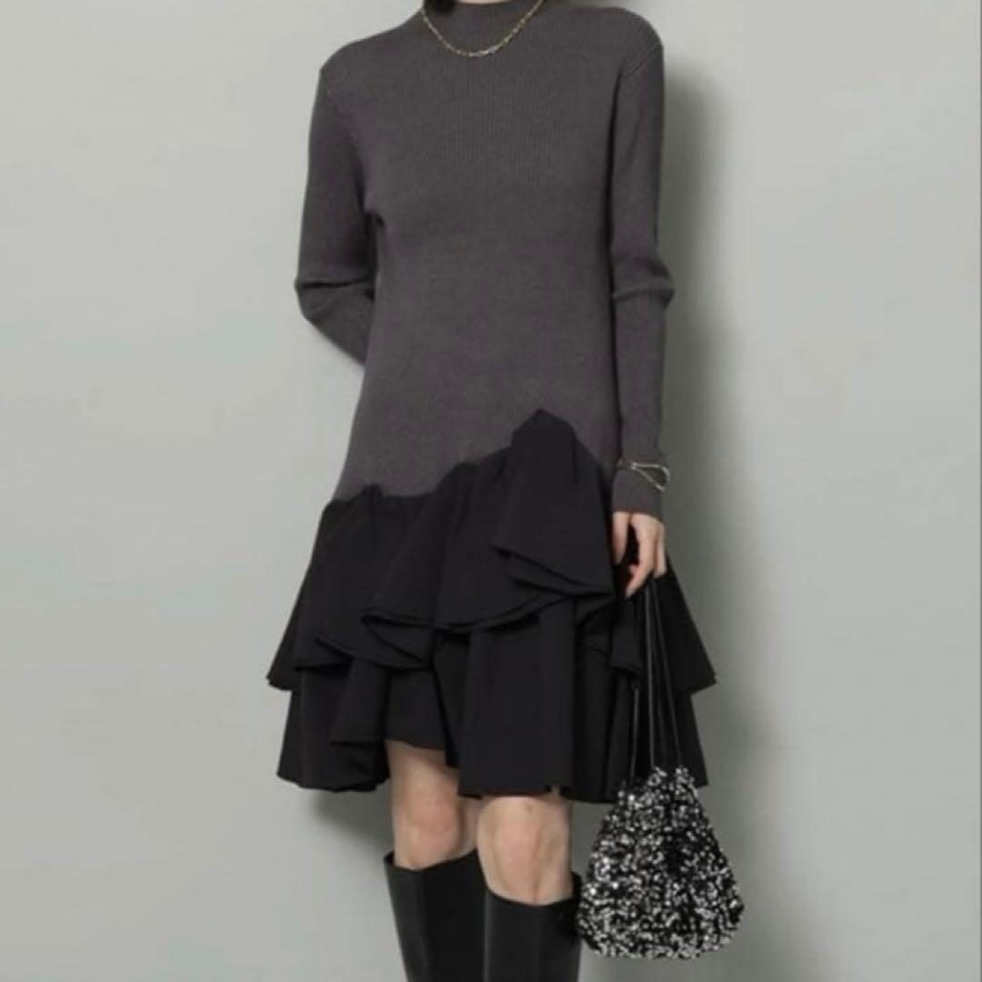 アルページュストーリー ＜店舗限定＞ タフタドッキングミニワンピース