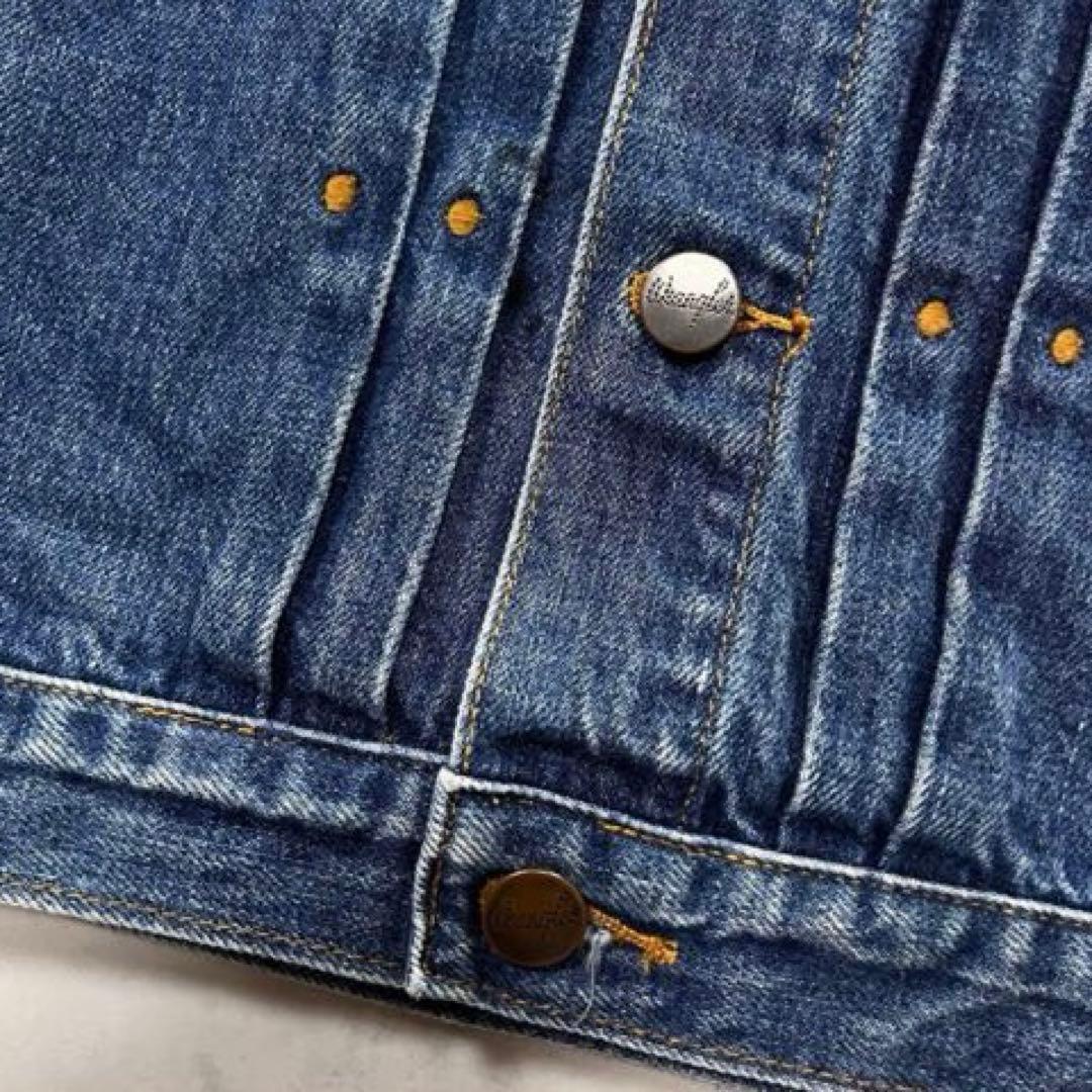 ◎60s Wrangler 111mj デニムジャケット ラングラー 濃紺⑧