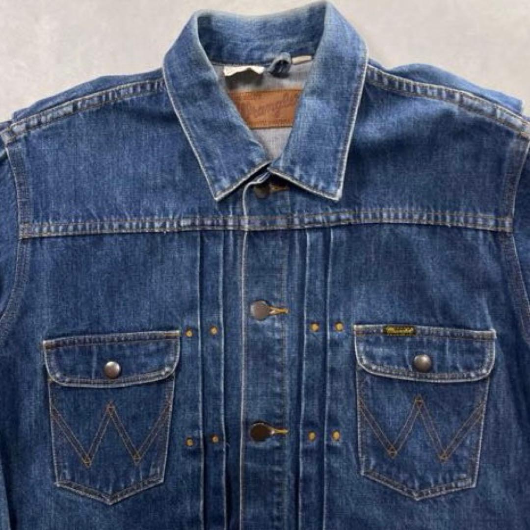 ◎60s Wrangler 111mj デニムジャケット ラングラー 濃紺⑧